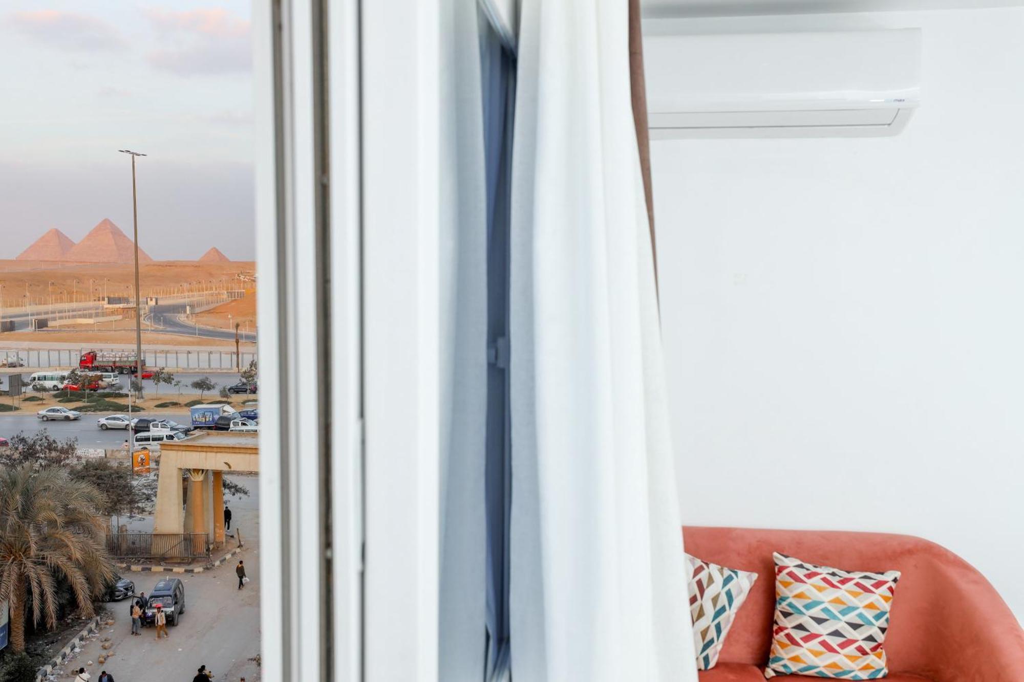 Sultan Pyramids View Inn Kafret el-Gabal Exterior foto